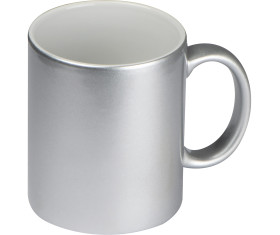 Metallic finish mug