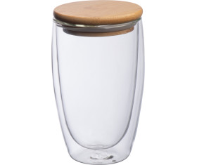 Double-walled glass with 500 ml filling capacity