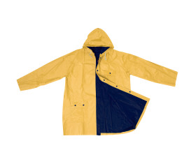 Bicolour reversible raincoat, PVC,XL