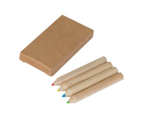 Set bestehend aus 4 Holzbuntstiften