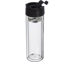 Borosilikat Glasflasche mit Teesieb, 400 ml