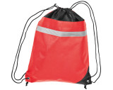 Non-Woven Gymbag mit reflektierendem Streifen auf der Vorderseite
