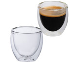 Set de 2 verres pour expresso double paroi