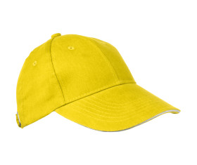 Gorra de béisbol de 6 paneles sándwich.