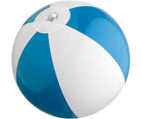 Pelota de playa bicolor mini con segmentos de 21.5 cm